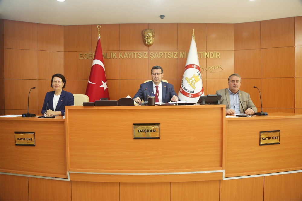 Uşak İl Genel Meclisi  2023 Mayıs Ayı Olağan Toplantısı 1. Birleşimi Yapıldı
